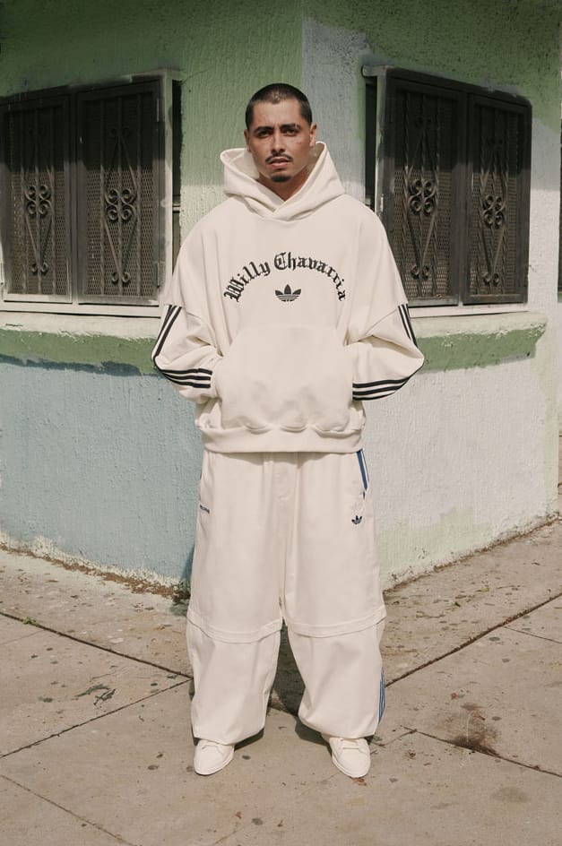 adidas Originals x WILLY CHAVARRIA スウェット Adidas Originals x Willy Chavarria Chicano Crewneck - Off