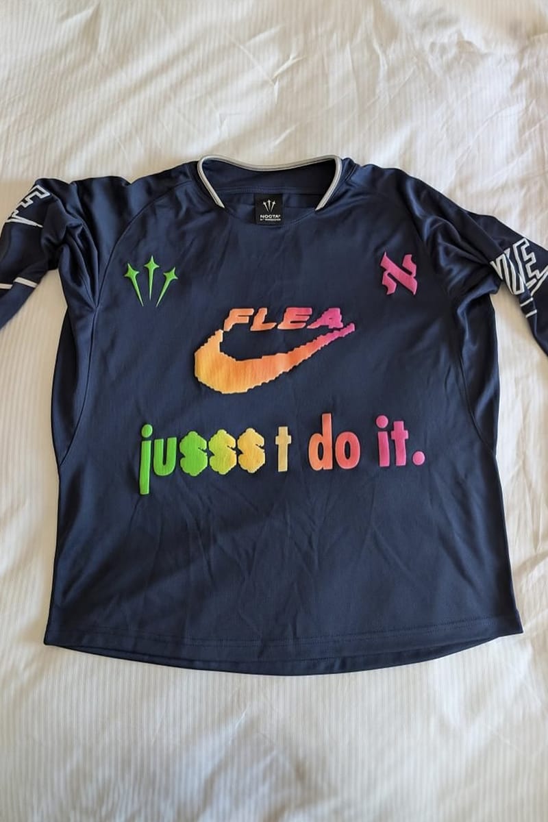 NIKE×Drakeコラボ●NOCTA シリコンロゴ クルーネックスウェット Drake Wireless Festival Exclusive Nike NOCTA Merch Drop