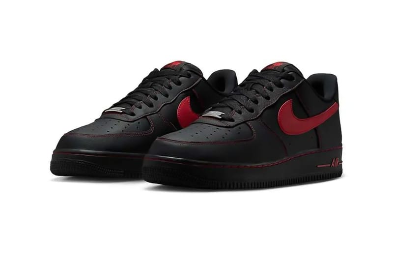 Nike Air Force 1 ブラック/レッド NIKE ナイキ エアフォース ロー スニーカー AIR FORCE 1 '07