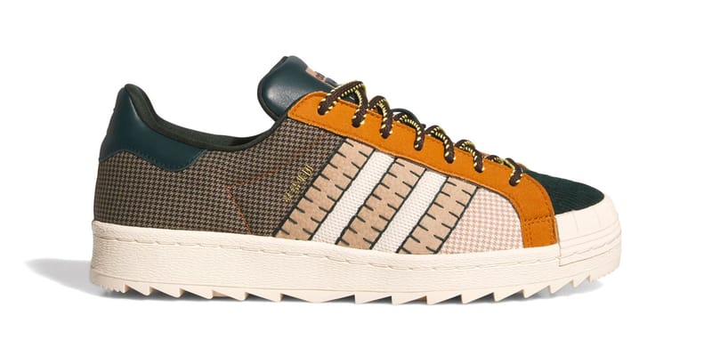 スニーカー adidas Superstar II Khaki Orange JI0096 adidas Originals SUPERSTAR II MEN'S SHOES JI0096 KAKIE