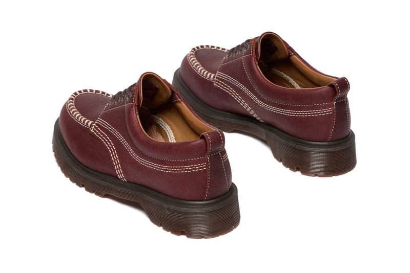 Dr. Martens Lowell ブラウン UK8 Lowell Leather Moc Toe Shoes in Butterscotch | Dr. Martens
