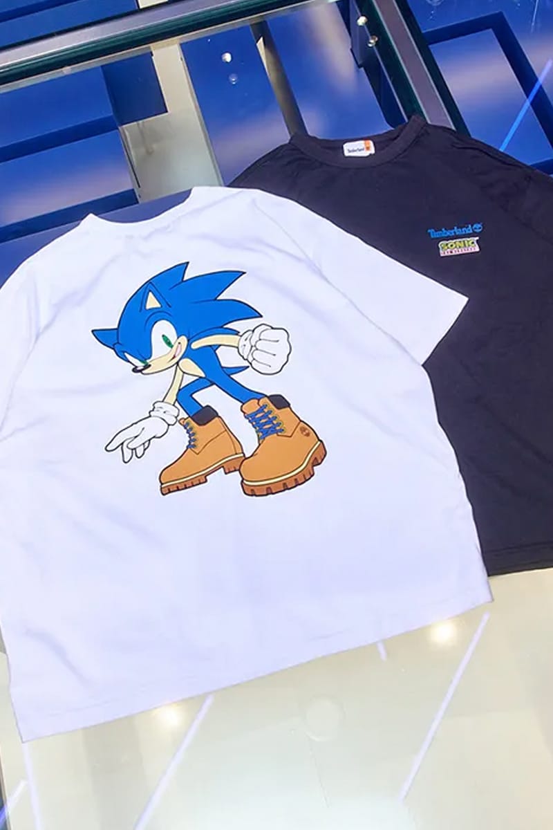 Timberland × Sonic Long Sleeve Black S Sonic The Hedgehog's Timberland 6-Inch Boot is Limited to 30