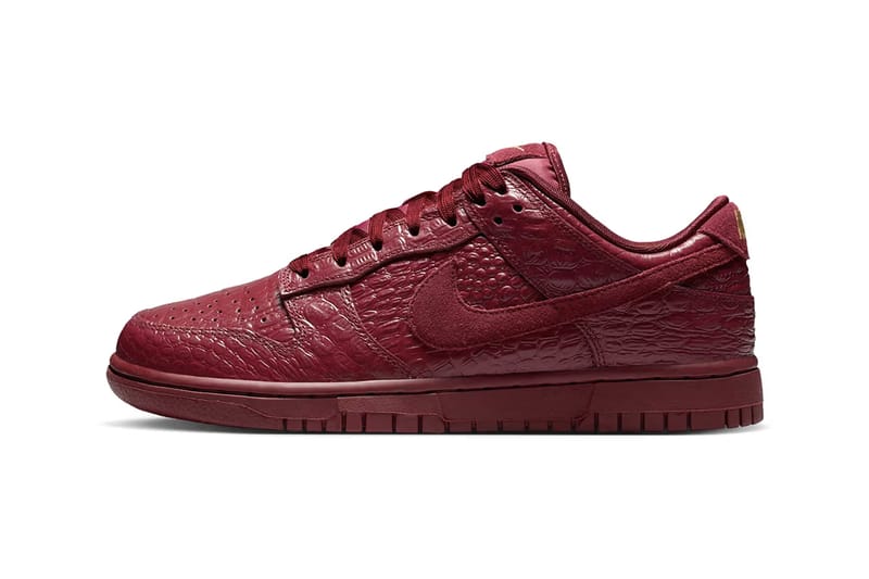 新品未使用Nike WMNS Dunk Low LX Team Red Croc WOMEN'S DUNK LOW 