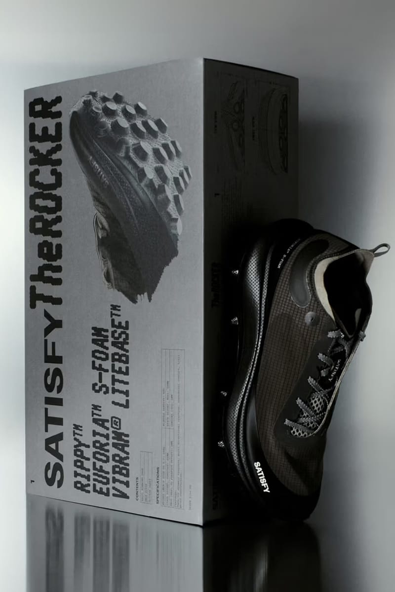 靴 SATISFY's TheROCKER SATISFY Debuts TheROCKER Running Shoe | Hypebeast