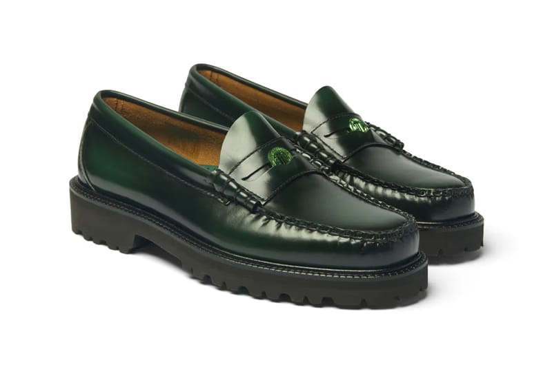HUF x G.H. Bass Larson Loafer Green Release Info | Hypebeast
