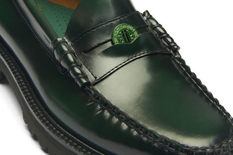 HUF x G.H. Bass Larson Loafer Green Release Info | Hypebeast