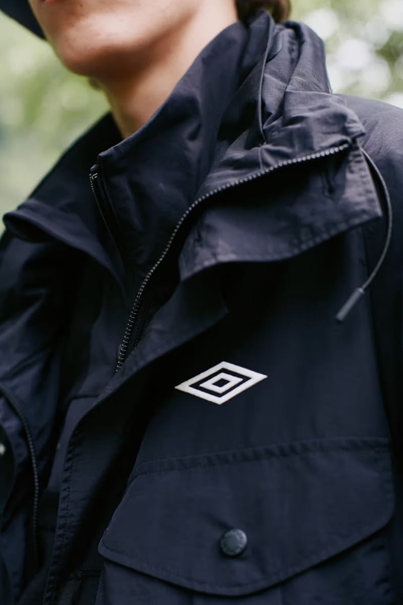 White Mountaineering × UMBRO HOODED COAT White Mountaineering and Umbro Returned with a Refined