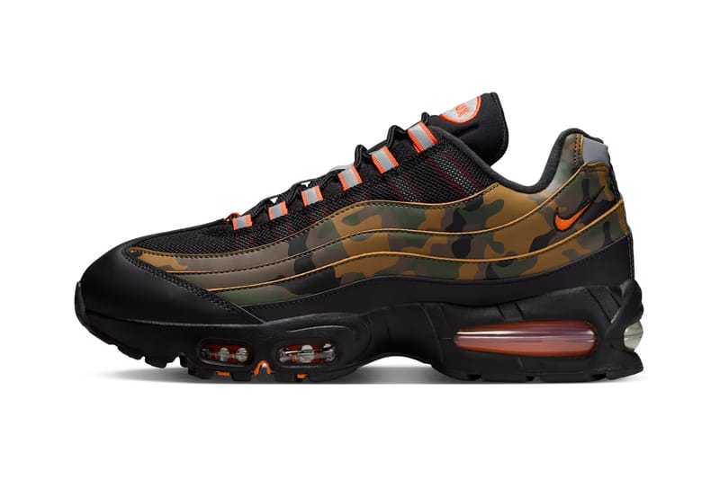 【海外限定】airmax95 \"Khaki/Black-TotalOrange\" 海外限定☆NIKE AIR MAX 95 KHAKI/BLACK-TOTAL ORANGE DO6391