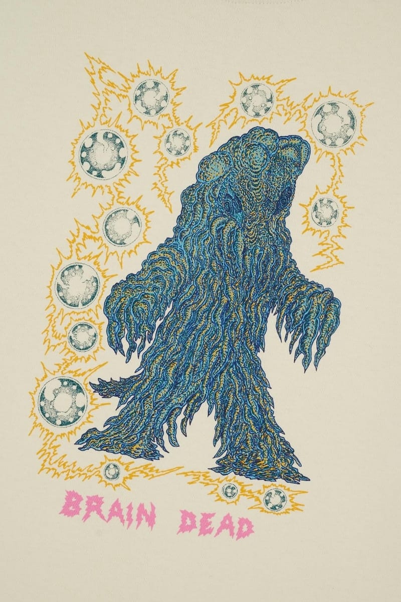 Brain Dead GODZILLA サルジルシ ゴジラ braindead Brain Dead 'Godzilla' Hedorah Collection Info | Hypebeast