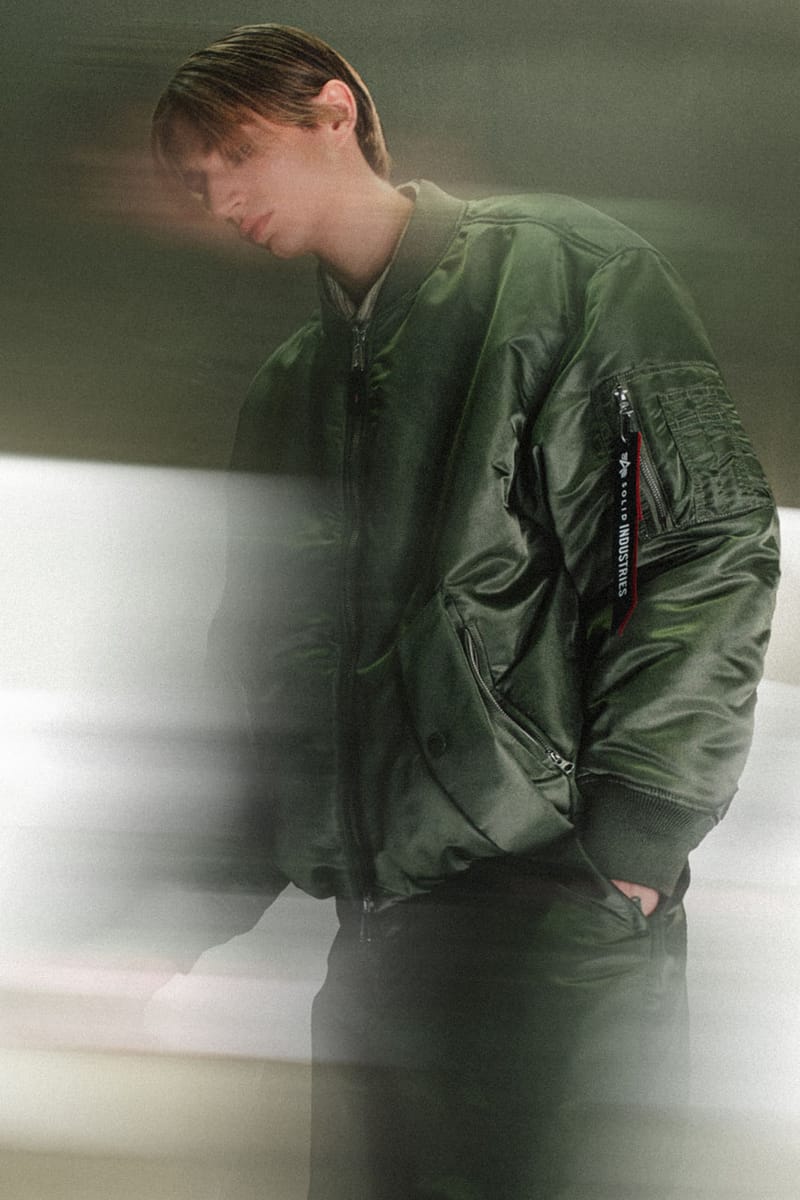 SOLID HOMME Reimagines the Alpha Industries MA-1 Jacket | Hypebeast