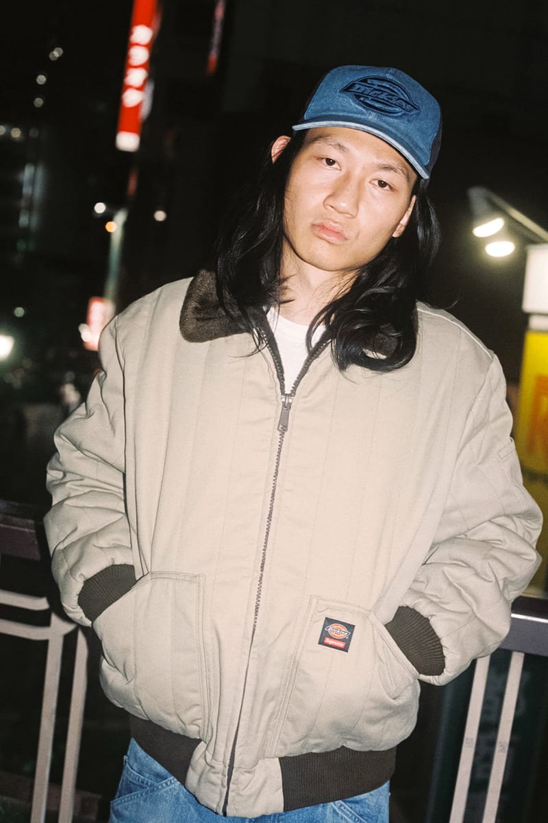Informações de lançamento da colaboração Supreme x Dickies Outono