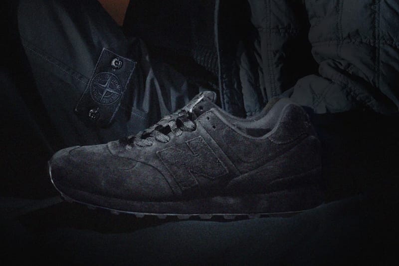 靴 Stone  New Balance 574 LegacyGhost New Balance 574 Legacy Stone Island Ghost Dark Grey Men's