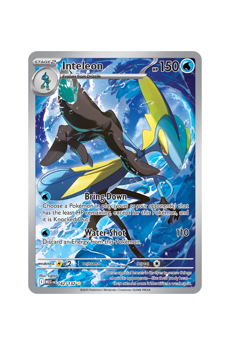 Mega Evolution Code Card Pokémon TCG: Mega Evolution Illustration Card List | Hypebeast