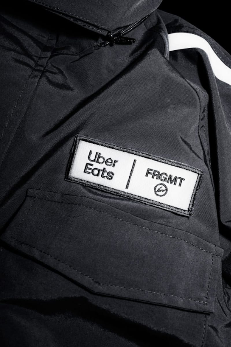 Uber eats fragment KOMINEジャケット　サイズS 新品 Fragment x Uber Eats Japan: Jaqueta de pilotagem exclusiva | Hypebeast