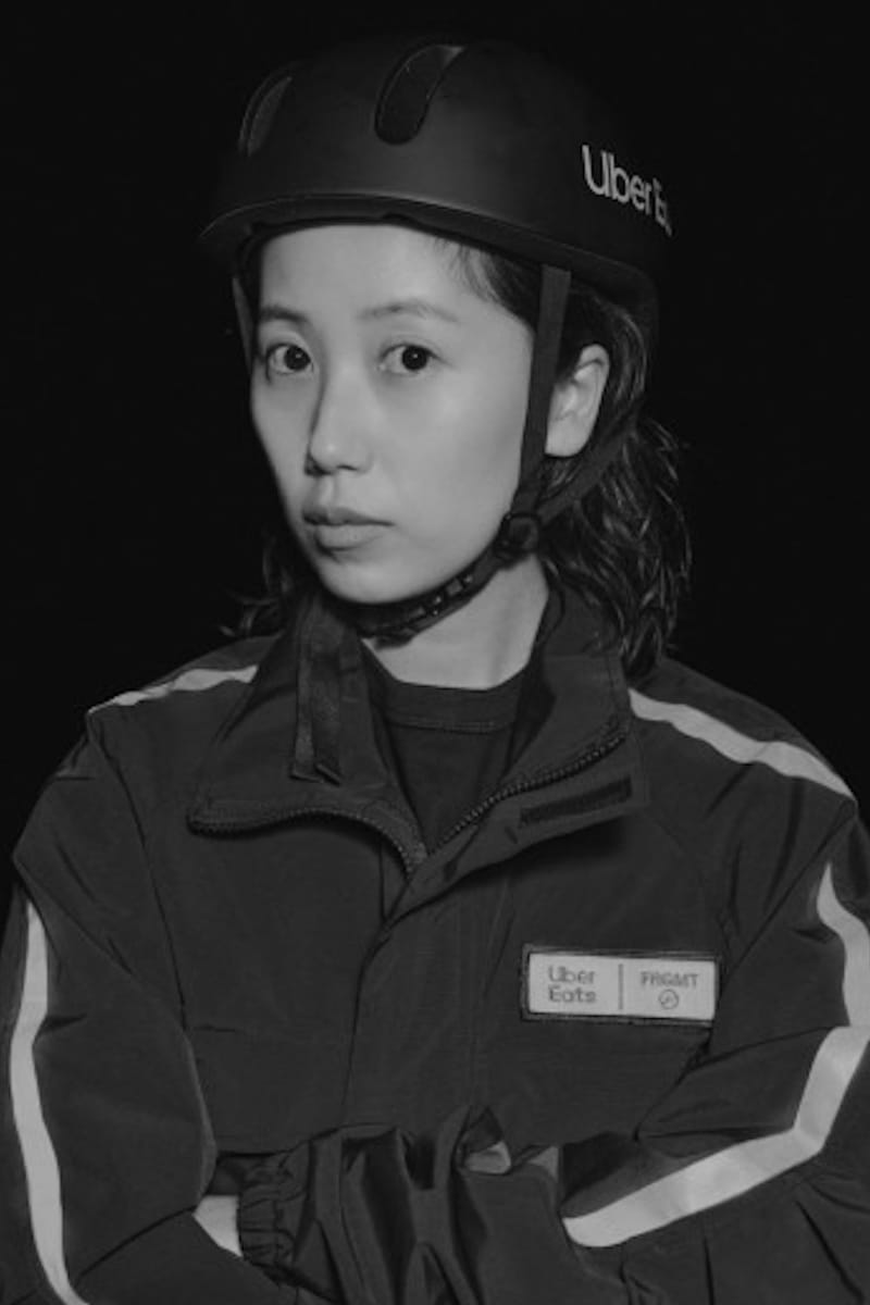 ジャケット・アウター azuma. CORPSE PACKED FLIGHT JACKET Fragment x Uber Eats Japan Exclusive Rider Jacket | Hypebeast