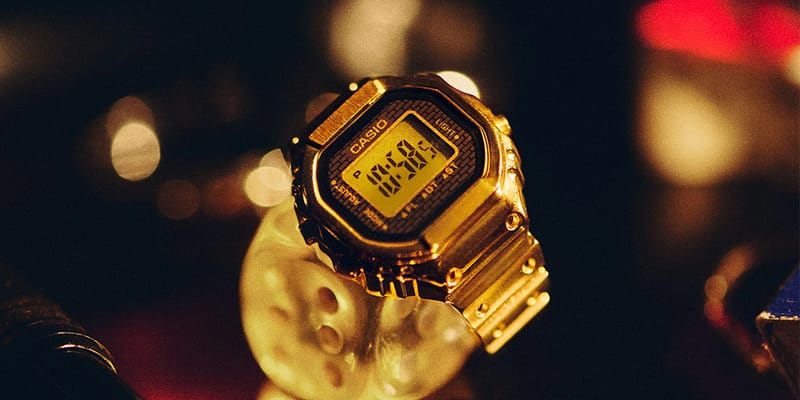 時計 CASIO RING WATCH CRW-001G-9JR casio-gold-ring-watch-crw-001g
