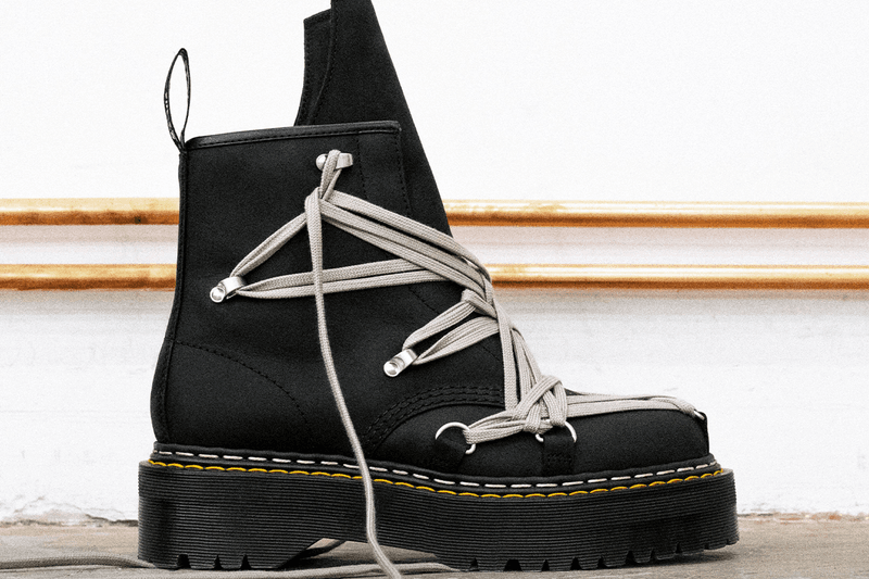 Rick Owens x Dr. Martens Quad Boot Collaboration | Hypebeast