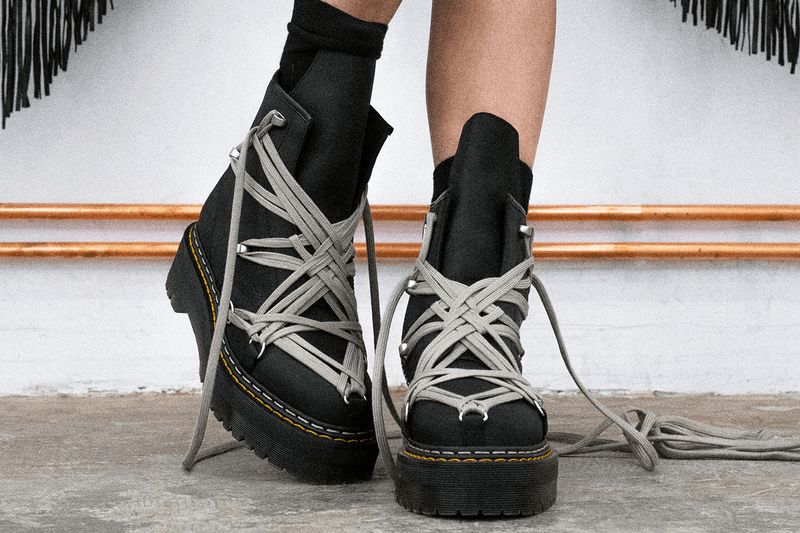 Rick Owens x Dr. Martens Quad Boot Collaboration | Hypebeast