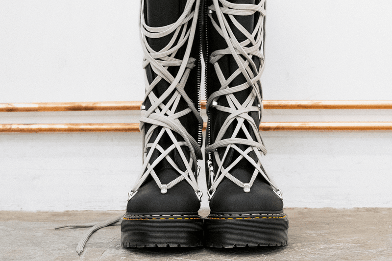 Rick Owens × Dr. Martens Quad Boot コラボレーション | Hypebeast.JP