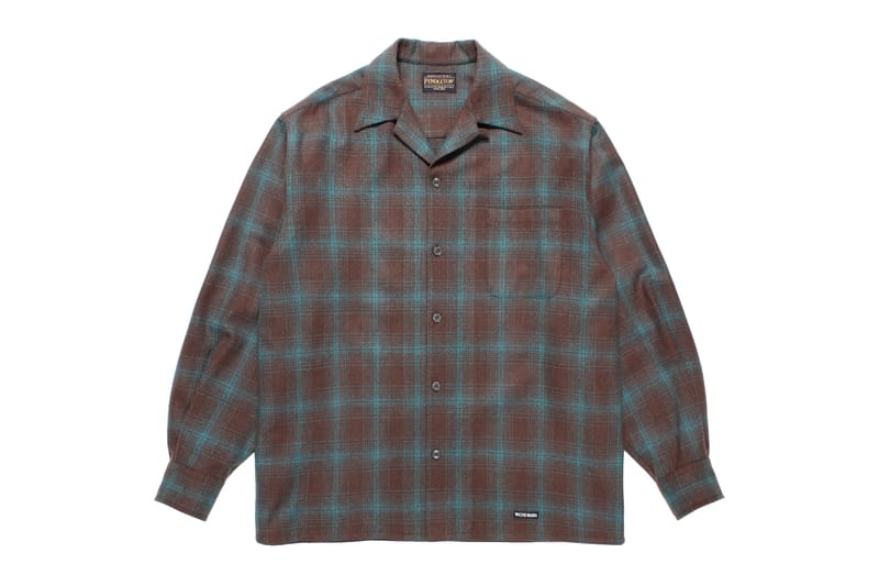 25AW WACKO MARIA × PENDLETON CHECK SHIRT WACKOMARIA《ワコマリア》PENDLETON / WOOL OMBRE CHECK OPEN