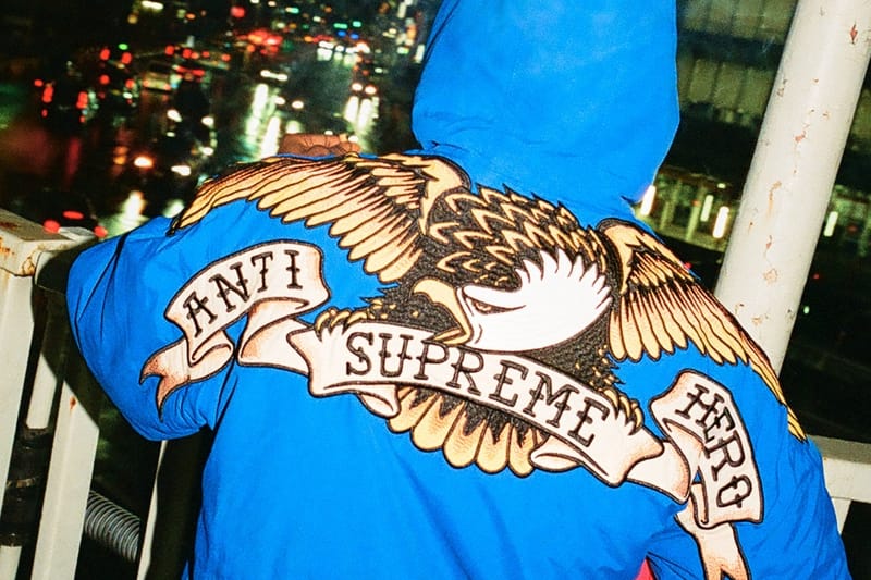 Supreme x ANTIHERO Eagle L/S Tee 