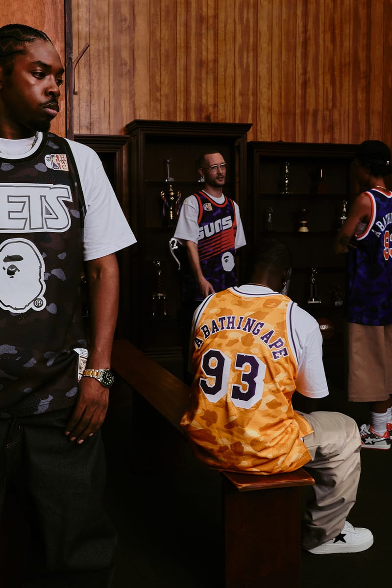 A BATHING APE × Mitchell & Ness × NBA BAPE® x Mitchell & Ness NBA Collab Collection | Hypebeast