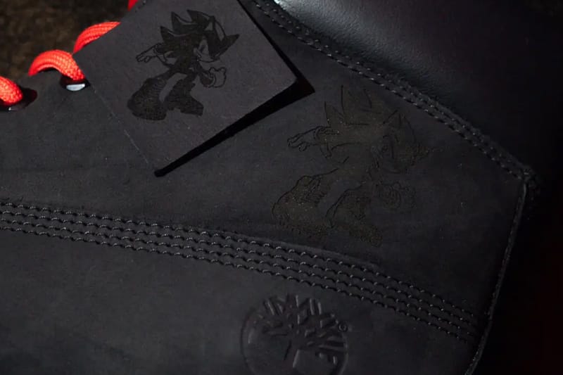 Timberland × Sonic Long Sleeve Black S Timberland x SEGA Shadow the Hedgehog Collaboration | Hypebeast
