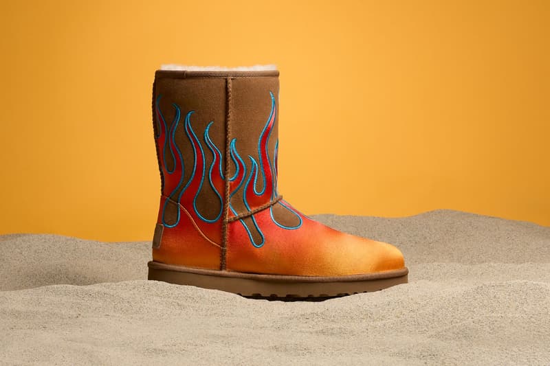 UGG x Jeremy Scott Classic Short Flames Boot | Hypebeast