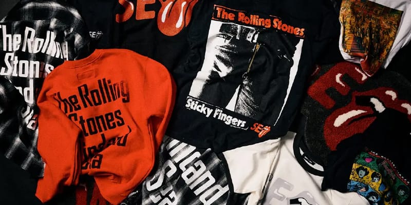 WIND AND SEA×The Rolling Stones Shirt WIND AND SEA x The Rolling Stones S/S Tee 