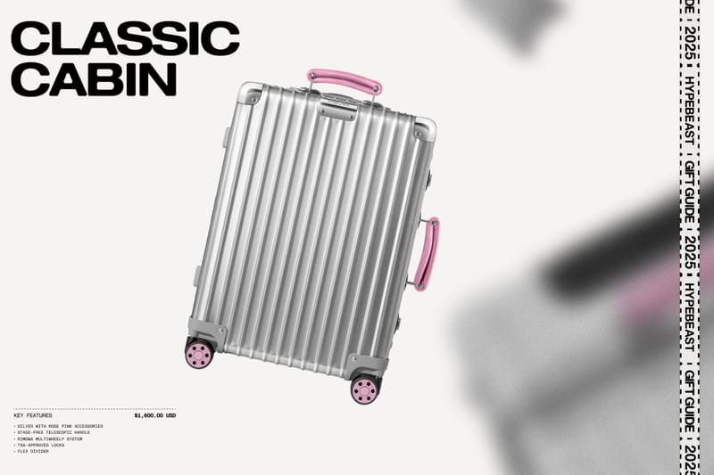 RIMOWA's Staple Luggage in Hypebeast's 2025 Gift Guide | Hypebeast