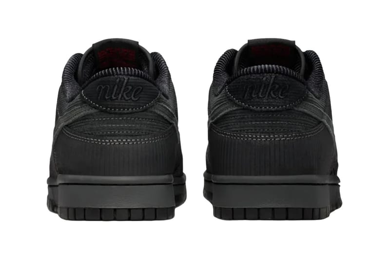 Nike Dunk Low “Black Corduroy” Release Info | Hypebeast