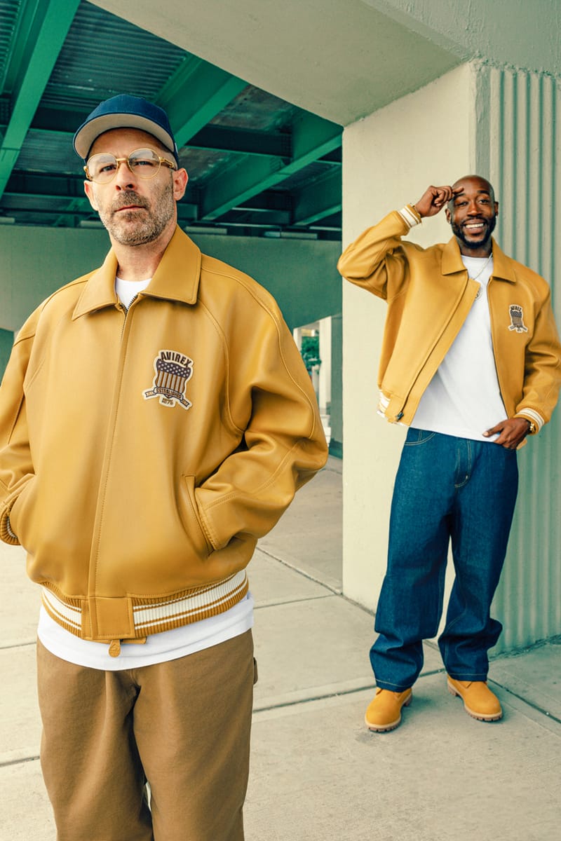 入手不可 90s Timberland ビックロゴ アイボリー ジャケット Avirex Timberland 6-Inch Boot Icon Jacket Release Info | Hypebeast