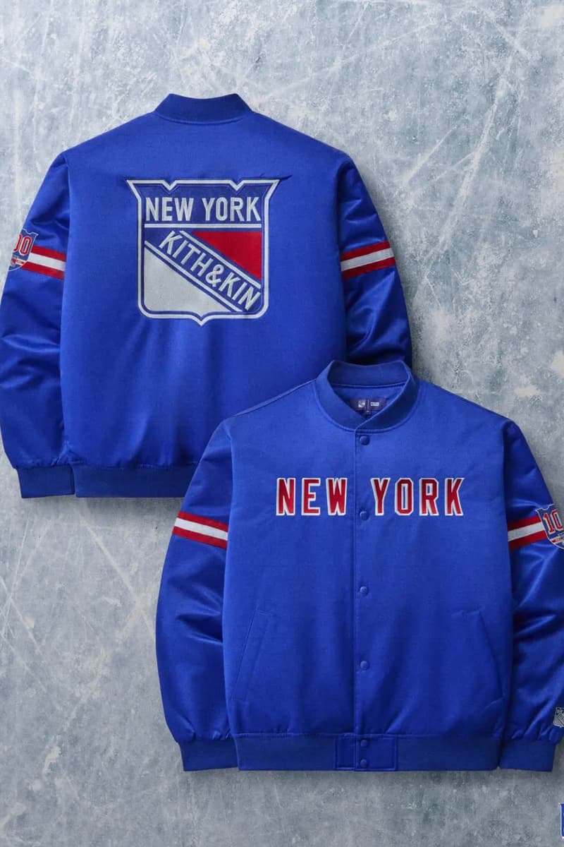 Kith Rangers Collab Kith x New York Rangers 100 週年聯乘系列 | Hypebeast