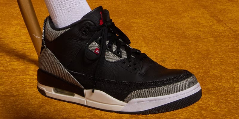 Levi's Air Jordan 3 Black Denim IR0914-400 Release Info | Hypebeast