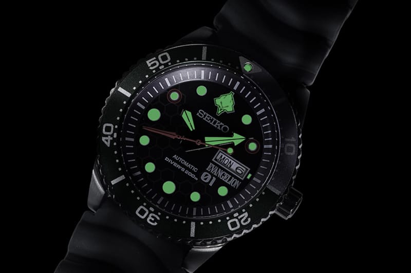 Evangelion' Seiko C038 EVA-01 Diver's Watch Limited Edition