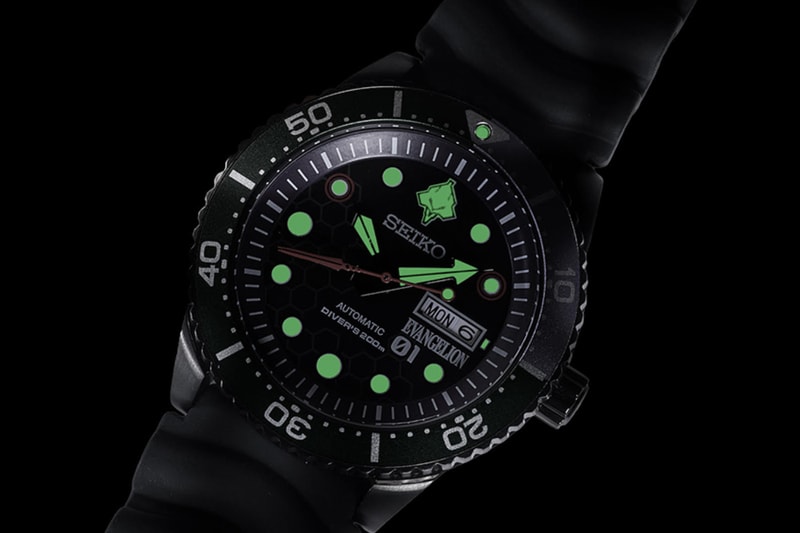 'Evangelion' Seiko C038 EVA-01 Diver's Watch Limited Edition | Hypebeast