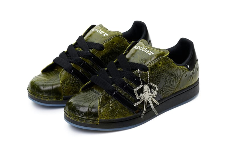 SP5DER adidas Superstar Green Black KJ9463 Release Date | Hypebeast