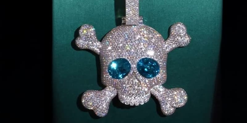 Alex Moss NY Diamond Skull Chain North West | Hypebeast
