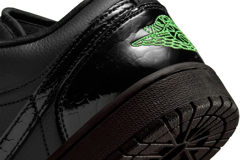 Air Jordan 1 Low “Black/Scream Green” Images | Hypebeast