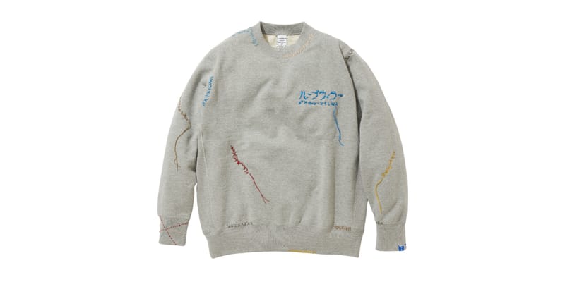 SASHIKO GALS / KUON x LOOPWHEELER Sweatshirt Release Info | Hypebeast
