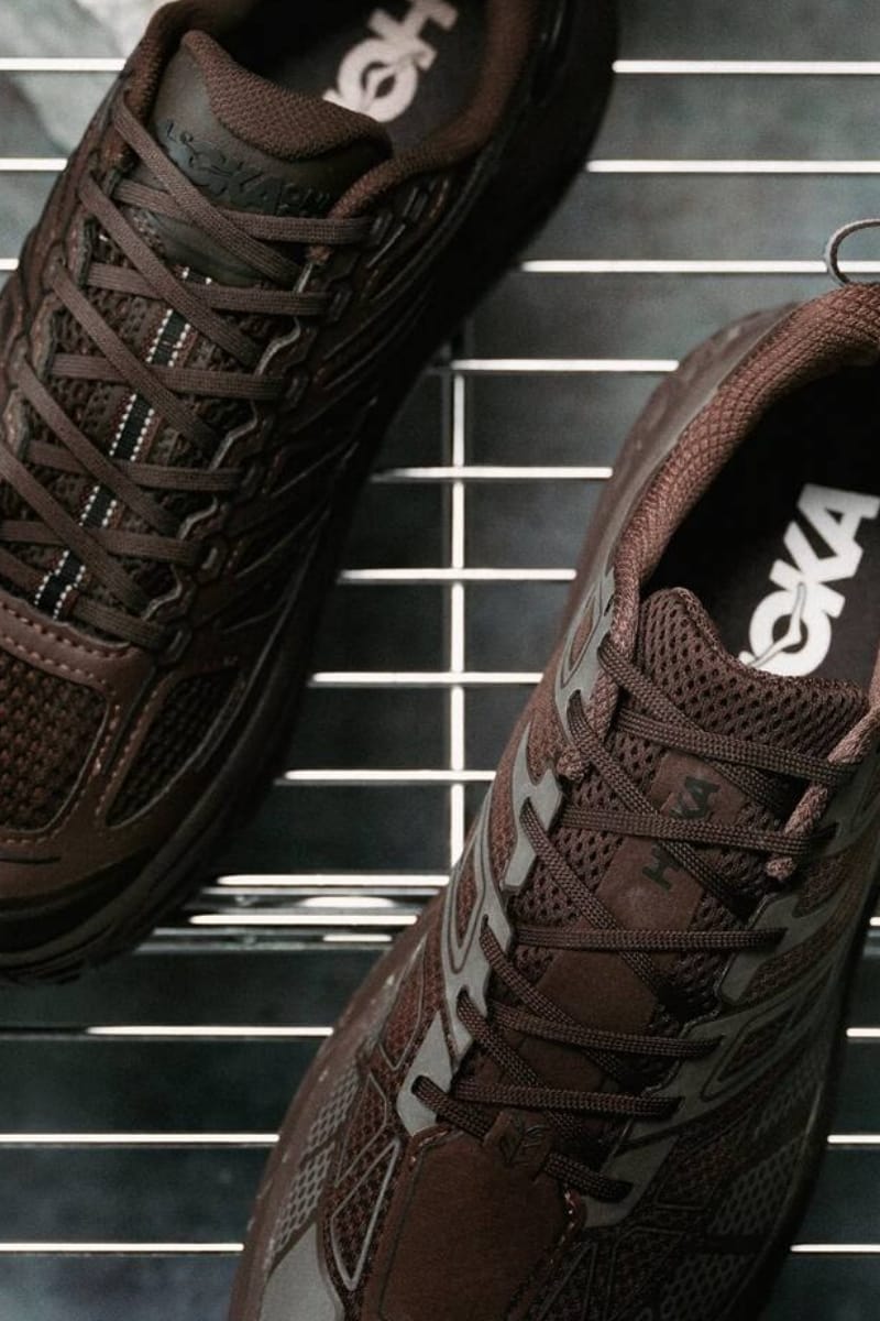 HOKA Stealth/Tech “Walnut/Cast Iron” JP Exclusive | Hypebeast