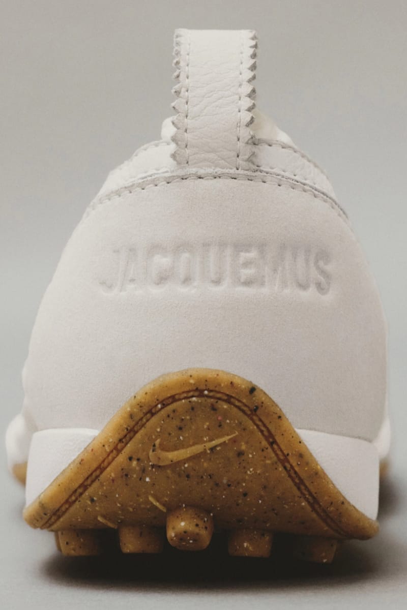 Jacquemus x Nike Moon Shoe “Soft Pearl,” “Fauna Brown,” “Aluminum