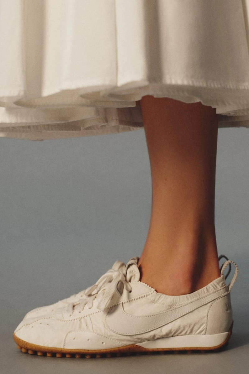 Jacquemus x Nike Moon Shoe “Soft Pearl,” “Fauna Brown,” “Aluminum