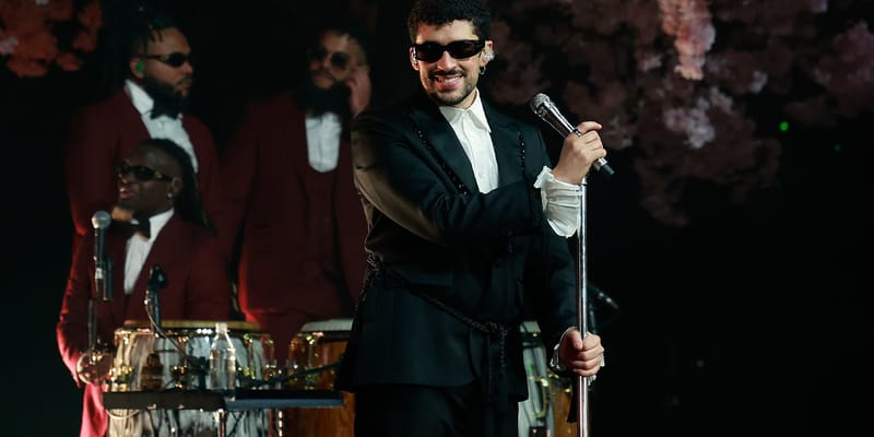 Closer Look at Bad Bunny's Custom Bode Tuxedo Tokyo Performance