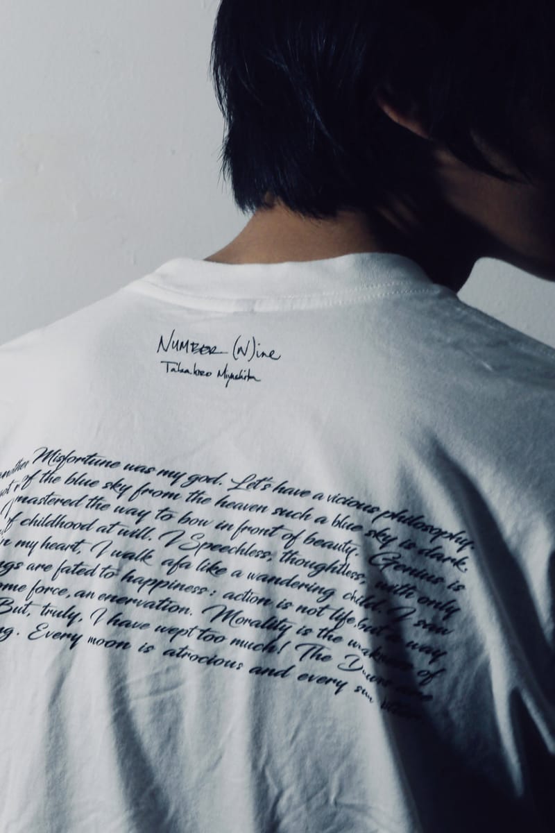 Number (N)ine Relaunch T-shirt Capsule Info | Hypebeast