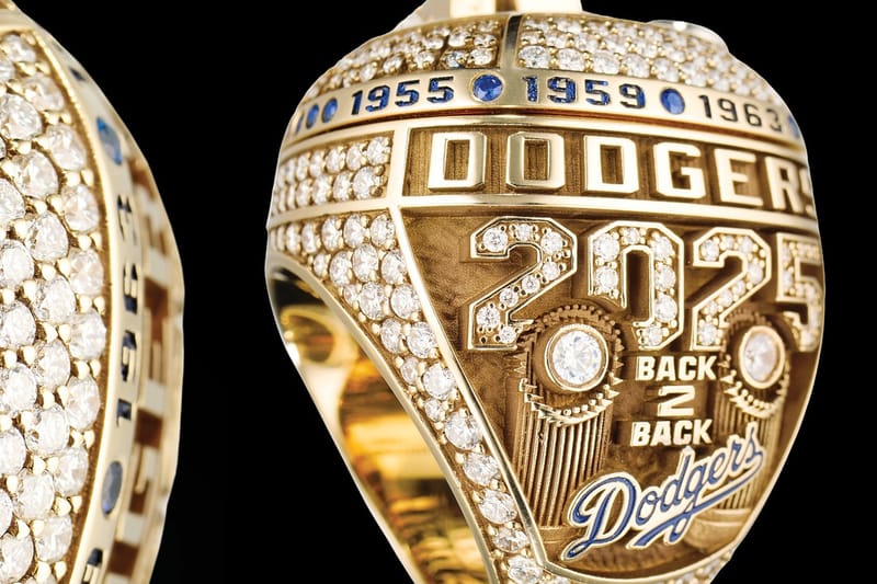Closer Look Los Angeles Dodgers 2025 Championship Ring | Hypebeast