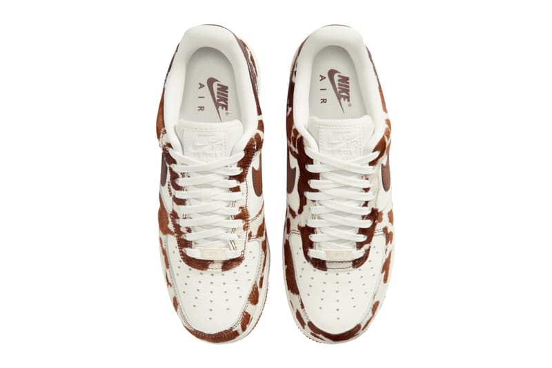 Nike Air Force 1 Low Cow Print “Field Brown” Official Images