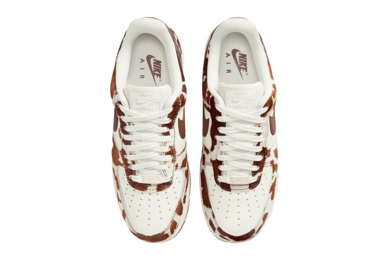 Nike Air Force 1 Low Cow Print “Field Brown” immagini ufficiali | Hypebeast