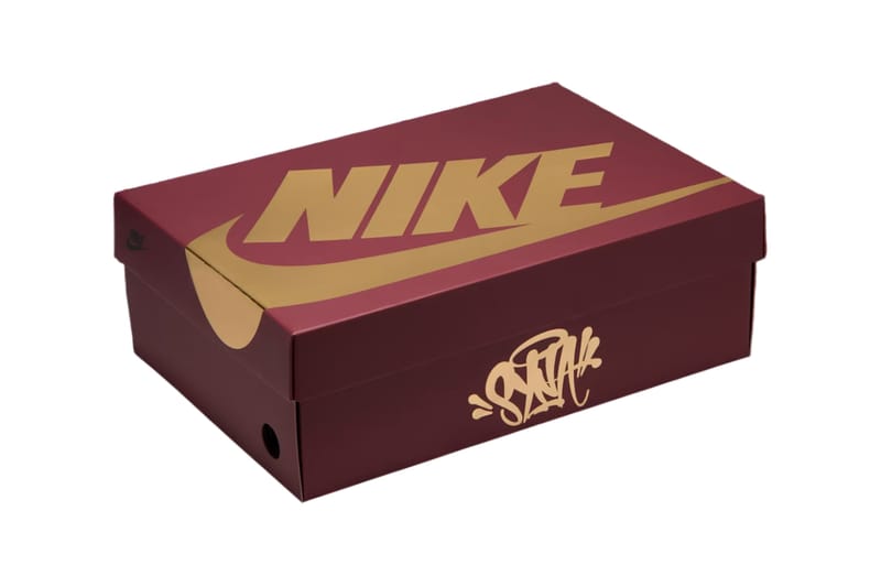 期間限定新品未使用Nike Air Force 1 07バトルロイヤル箱ラベル付 Syna x Nike Air Force 1 '07 “Dark Beetroot and Red Oxide” Release
