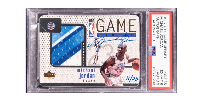 Michael Jordan Upper Deck Game Jersey Card Sells for $4.25M